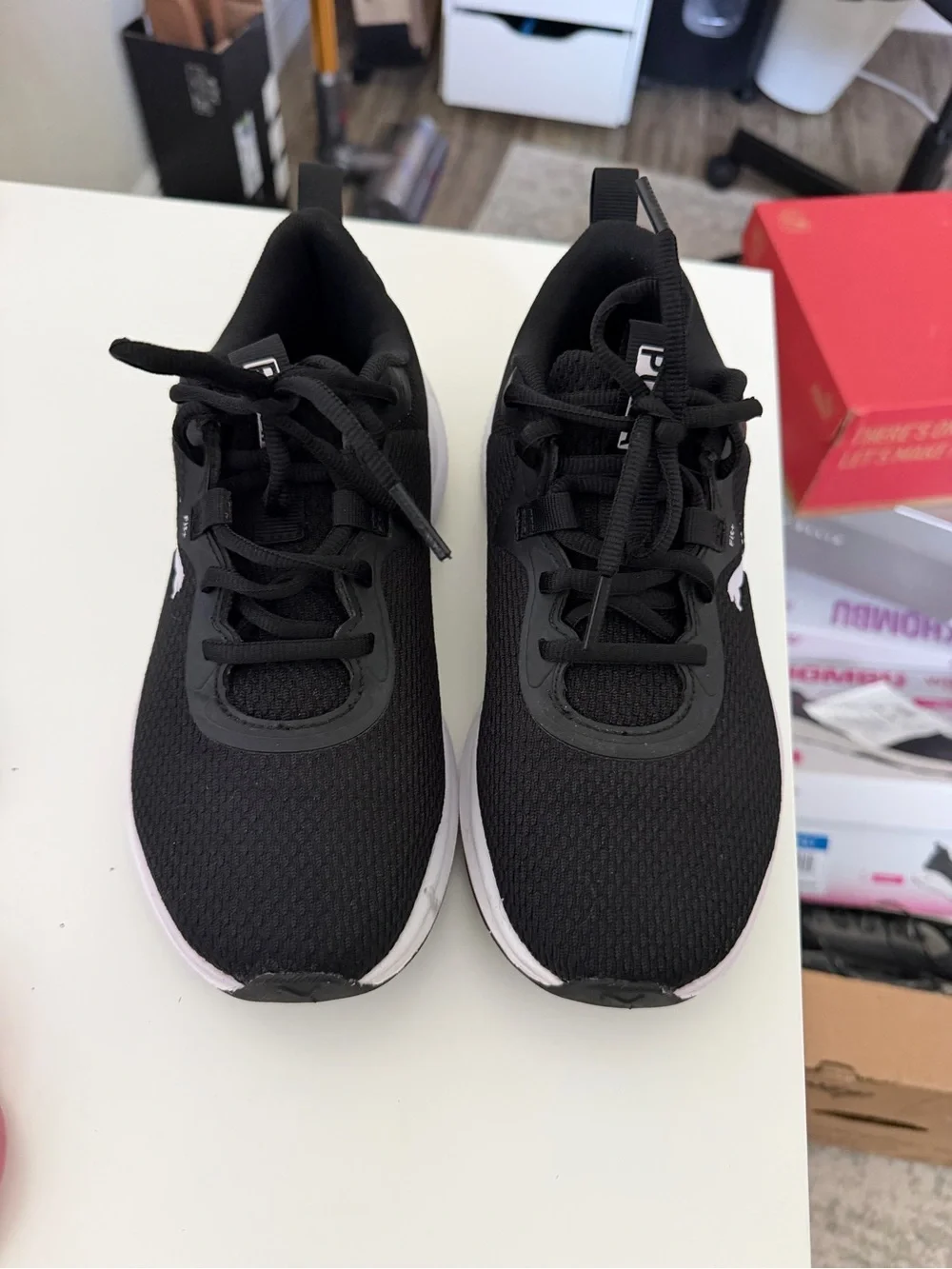 Puma Women's Black and White Athletic Sneakers